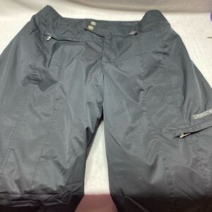 Nils black snow board ski pants size 8